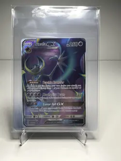 Lunala GX 141/149 Full Art Holo Rare Sun and Moon NM Pokemon TCG - Image 1