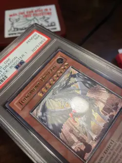 Judgment Dragon TU01-EN000 Ultimate Rare PSA 7 Euro Print - Image 4