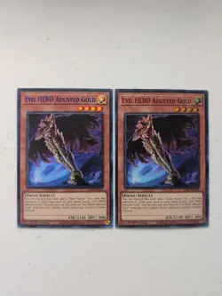 Evil Hero Adusted Gold (Red & Blue Foil) Yu-Gi-Oh LDS3-EN025 - Image 1