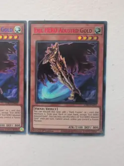 Evil Hero Adusted Gold (Red & Blue Foil) Yu-Gi-Oh LDS3-EN025 - Image 3
