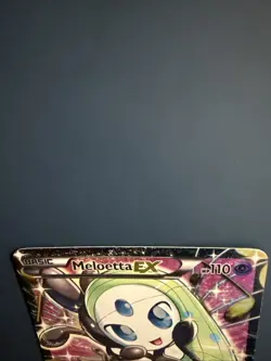 Legendary Treasures Meloetta EX Rare Ultra Holographic Full Art Pokemon Card - Image 5