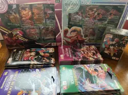 One Piece Card Lot - 2 illustrative Boxes - 1 Double Pack Set & 16 Boosters 9-12 - Image 2