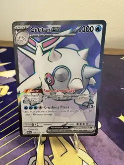 Cetitan EX 210/182 Holo Ultra Rare Pokemon TCG Card Mint Condition - Image 1
