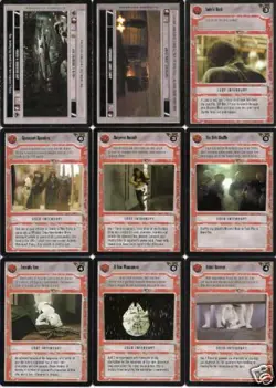 9 STAR WARS CCG Limited Edition Card Game LoT - Image 1