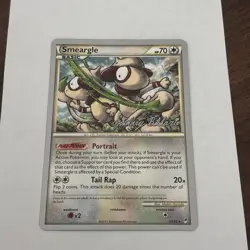 Pokemon SMEARGLE Card 21/95 Rare Call of Legends NM World Championships Regular - Image 2