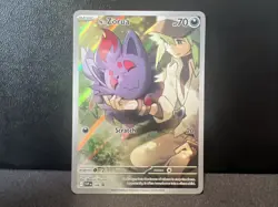 Pokemon TCG N's Zorua 189 Scarlet & Violet Promo Holo Card Journey Together - Image 1
