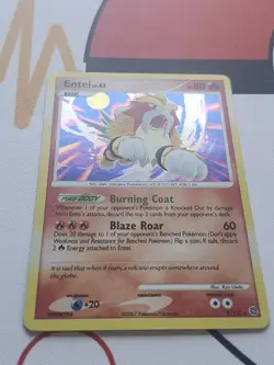 Entei 4/132 Holofoil LP Rare TCG Card Secret Wonders Holo Pokemon - Image 1