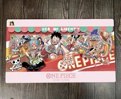 O-P OPCG TCG CCG Table Playmat Trading Card Game Mat Mouse Pad Mousepad Free Bag - Image 1