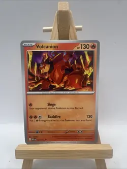 Volcanion 025/132 Non Holo Mega Evolution Uncommon Pokemon 2025 TCG Card NM - Image 1