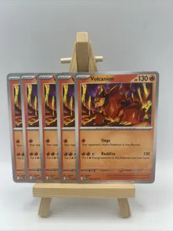 Volcanion 025/132 Non Holo Mega Evolution Uncommon Pokemon 2025 TCG Card NM - Image 3