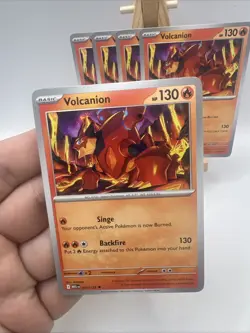 Volcanion 025/132 Non Holo Mega Evolution Uncommon Pokemon 2025 TCG Card NM - Image 4
