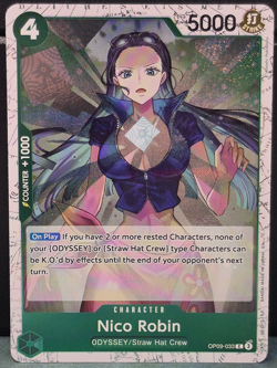 Nico Robin OP09-033 Pirate Foil The Best Vol 2 One Piece PRB-02 Near Mint Card - Image 1