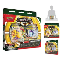 Miraidon ex League Battle Deck - 60 Cards, Code Card & Strategy Sheet Included - Image 1