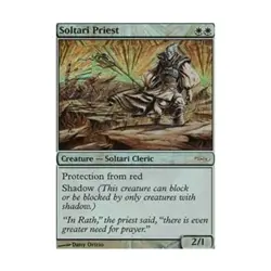 WOTC MtG JSS/MSS Promos Soltari Priest (Scholarship Series) (P) (Foil) EX - Image 1