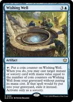 MTG Wishing Well BLB R Artifact - NM - Image 2