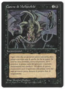 ►Magic-Style◄ MTG - Chains of Mephistopheles - Legends Italian - EX/EX+ - Image 1