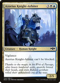 Azorius Knight-Arbiter 4x FOIL RNA MTG Ravnica Allegiance Common MINT white blue - Image 1