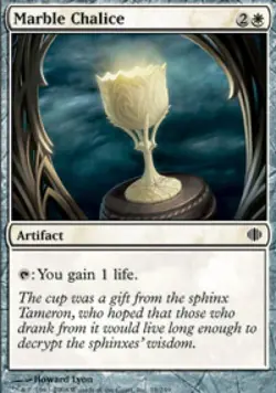 Marble Chalice - Medium Play MTG Shards of Alara - Image 1