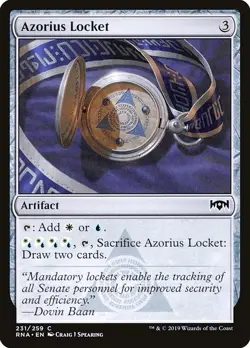 Azorius Locket 2x FOIL RNA MTG Ravnica Allegiance Common MINT artifact - Image 1