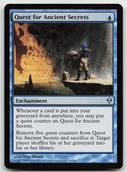 MTG Quest for Ancient Secrets U Zendikar 59 MP - Image 1