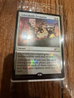Unbreakable Formation NYCC TMNT Promo Foil Sealed Magic The Gathering MTG Turtle - Image 1