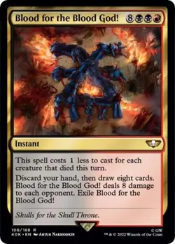 Blood for the Blood God! - Light Play MTG Universes Beyond: Warhammer 40K - Image 1