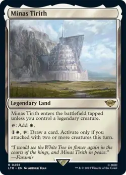 Minas Tirith - Light Play MTG - Image 1
