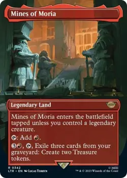 Mines of Moria (Borderless) - Light Play MTG - Image 1