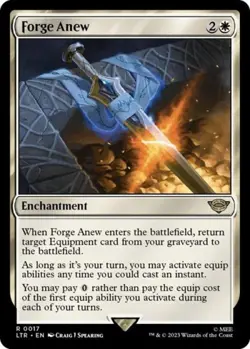 Forge Anew - Light Play MTG - Image 1