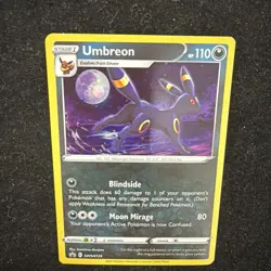 Umbreon Holo Rare Black Star Promo #SWSH129 Pokemon Sword & Shield - Image 1