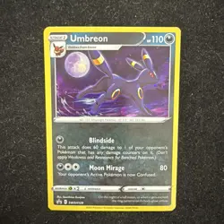 Umbreon Holo Rare Black Star Promo #SWSH129 Pokemon Sword & Shield - Image 2