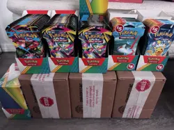 Pokemon Mega Evolution Sleeved Booster Pack Random Art - Image 1
