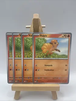 Vulpix 019/132 Non Holo MEG EN: Mega Evolution - Common Pokemon TCG - NM - Image 3
