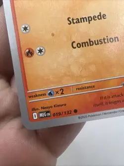 Vulpix 019/132 Non Holo MEG EN: Mega Evolution - Common Pokemon TCG - NM - Image 5