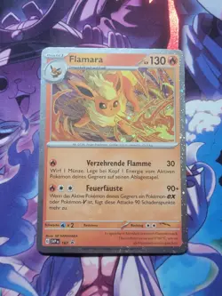 Set 3x Pokemon Karte Flamara Aquana Blitza COSMO HOLO SVP 167 168 169 NM DE - Image 2