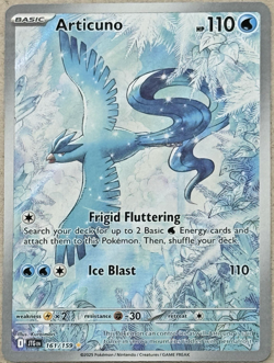 Articuno Journey Together 161/159 Illustration Rare 2025 Pokemon TCG Near Mint - Image 1