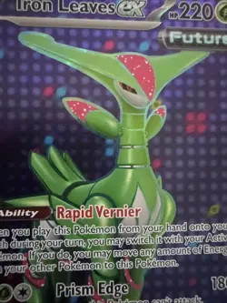 Iron Leaves ex 186/162 SV05: Temporal Forces Pokemon - Image 3