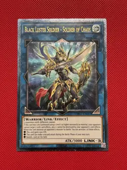 Black Luster Soldier - Soldier of Chaos OP17-EN003 Ultimate Rare NM Yugioh - Image 1