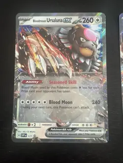 Bloodmoon Ursaluna ex 177 Sv: Scarlet & Violet Promo Cards Holo - Image 1