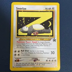 Snorlax Z Black Star Promo #49 Basic Pokemon Card TCG WOTC League NM - Image 1