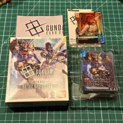 Starter Deck 01: Heroic Beginnings Gundam Card Game English W/Suletta Mercury C+ - Image 1