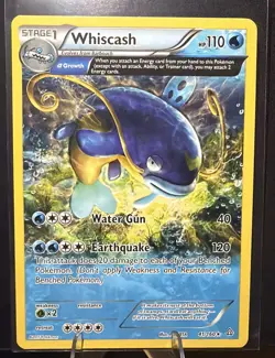 Pokemon TCG Whiscash Primal Clash Regular Rare Card 41/160 - Image 2