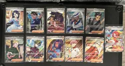 Pokemon Full Art Trainer Lot 11 Cards From Random Sets NM/M. All Cards Shown - Image 1