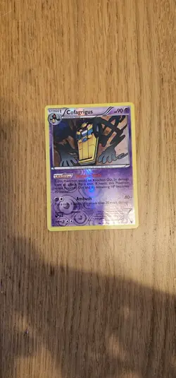 Pokemon TCG Cofagrigus Noble Victories 47/101 Regular Rare Holo Card Near Mint - Image 2