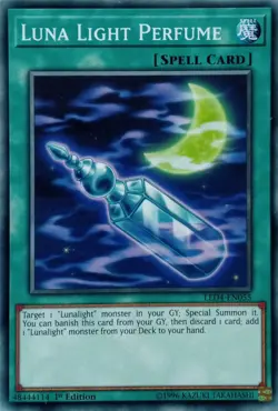 LED4-EN055 LUNA LIGHT PERFUME COMMON 1ST EDITION YuGiOh CARD - Image 1