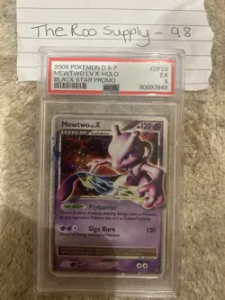 Mewtwo Lv. X - DP28 PSA 5- Promo - Holo Rare - Pokemon Card - Image 1
