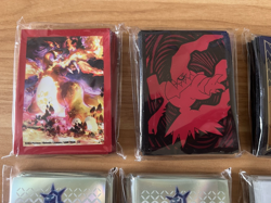 Lot of 7 Pokemon Card Deck Sleeves From Elite Trainer Boxes Charizard UPC Sealed - Image 2