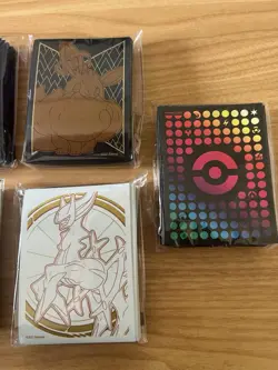 Lot of 7 Pokemon Card Deck Sleeves From Elite Trainer Boxes Charizard UPC Sealed - Image 4