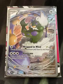 Tornadus 210 Sv: Scarlet & Violet Promo Cards Holo Pokemon Full Art Normal Type - Image 1