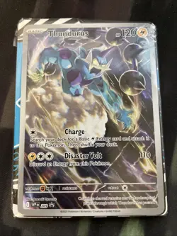 Thundurus 209 Sv: Scarlet & Violet Promo Cards Holo 209 Pokemon Full Art - Image 1